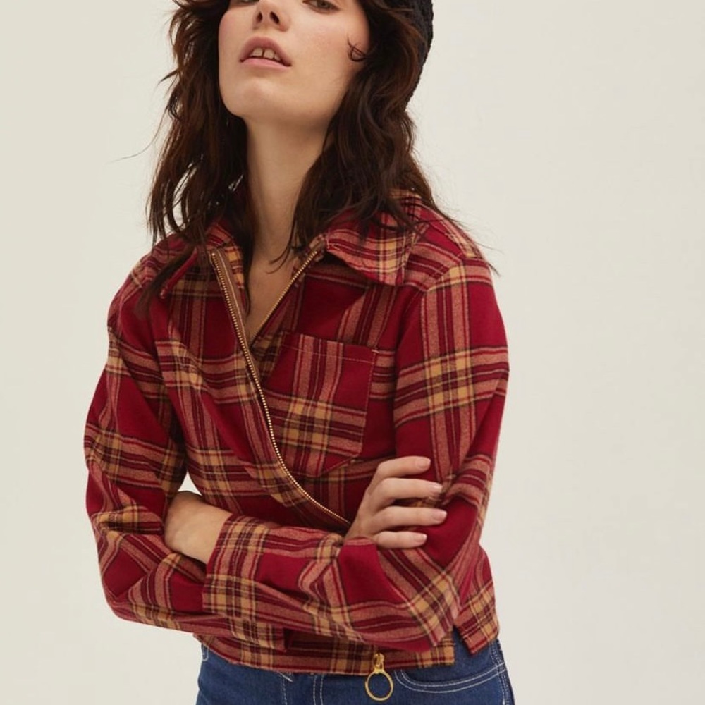 ISO Lykke Wullf Woods Jacket in Garnet Plaid